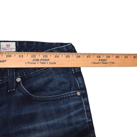 AG Adriano Goldschmied Matchbox Jeans 32 Slim Straight Dark Wash Premium Denim - Picture 8 of 11